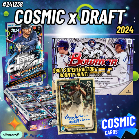 BREAK #241238 - 2024 BOWMAN DRAFT BREAKER'S DELIGHT x COSMIC CHROME - MINIS