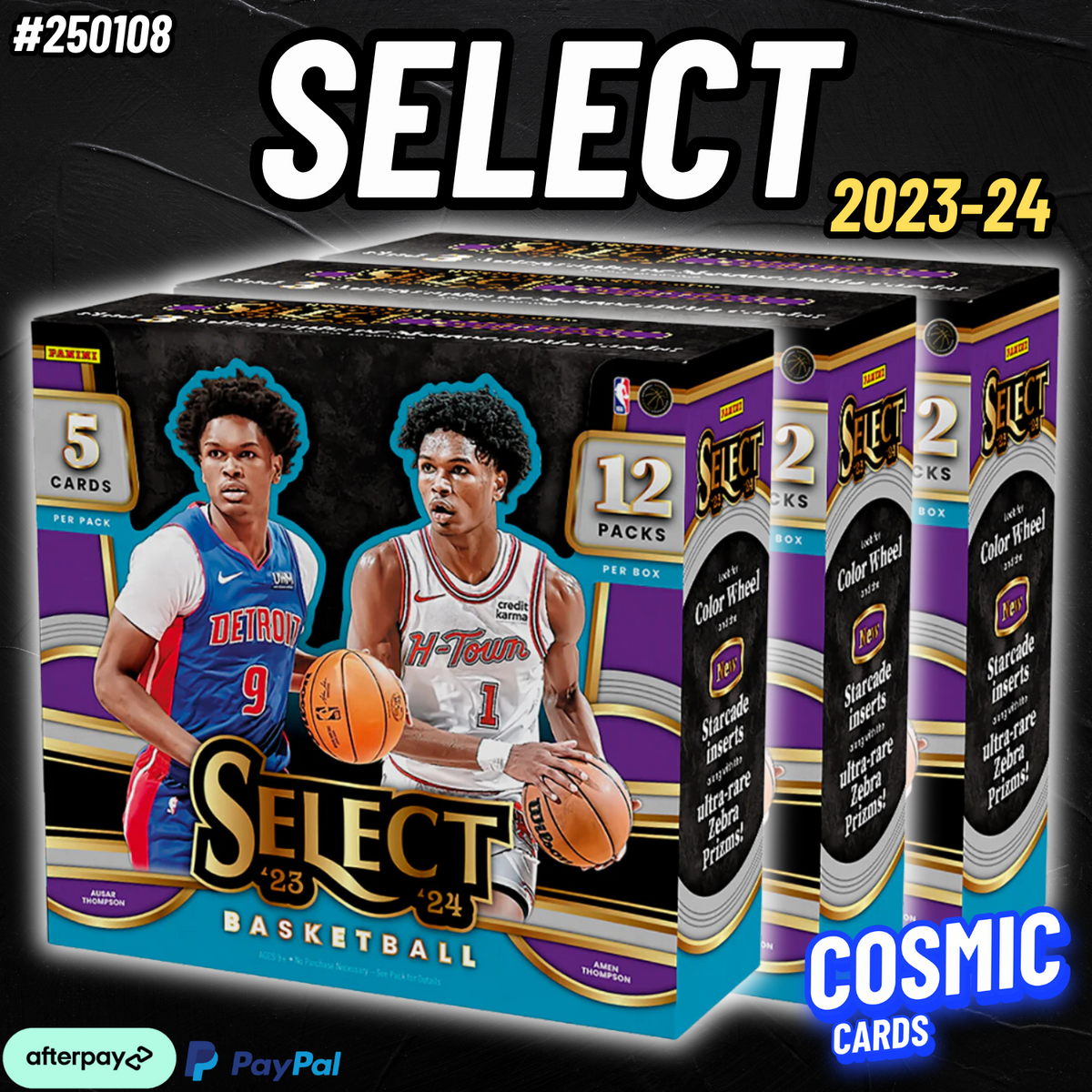 BREAK #250108 2023-24 PANINI SELECT BASKETBALL HOBBY (3 BOXES) - MINI