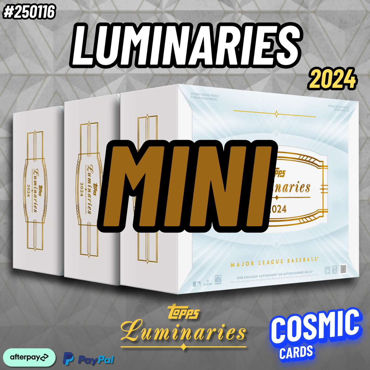 BREAK #250116 2024 TOPPS LUMINARIES BASEBALL HOBBY HALF-CASE - MINI SPOT