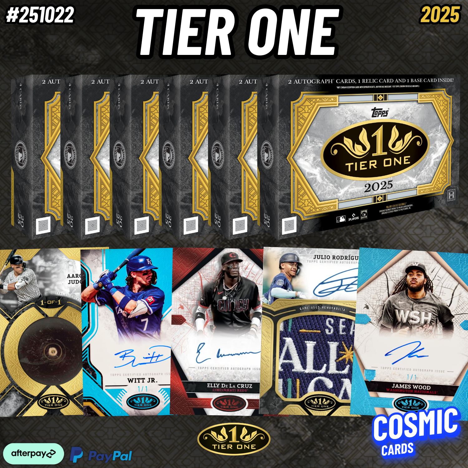 BREAK #251022 2025 TOPPS TIER ONE BASEBALL HALF-CASE (MARLINS)