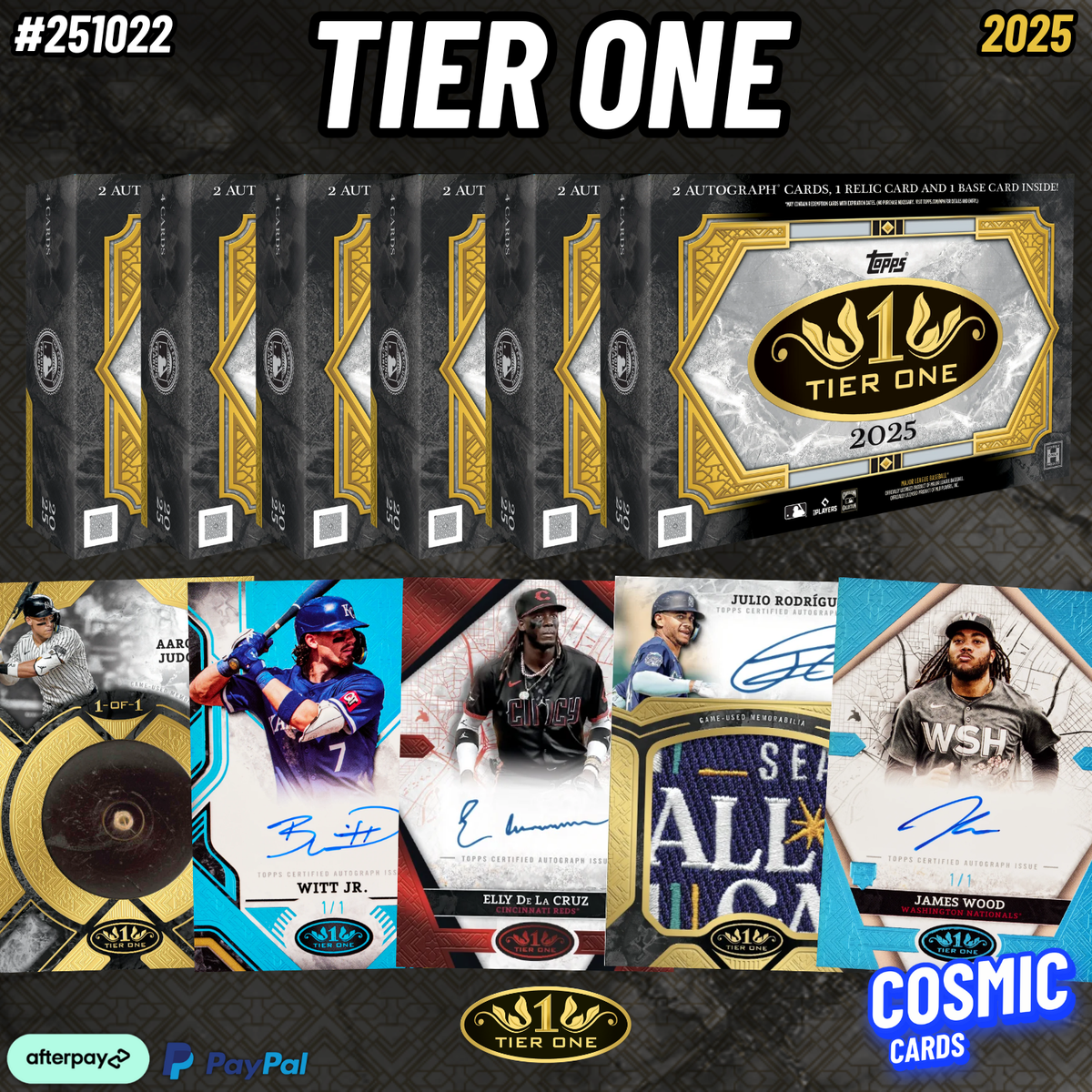 BREAK #251022 2025 TOPPS TIER ONE BASEBALL HALF-CASE (MARLINS)