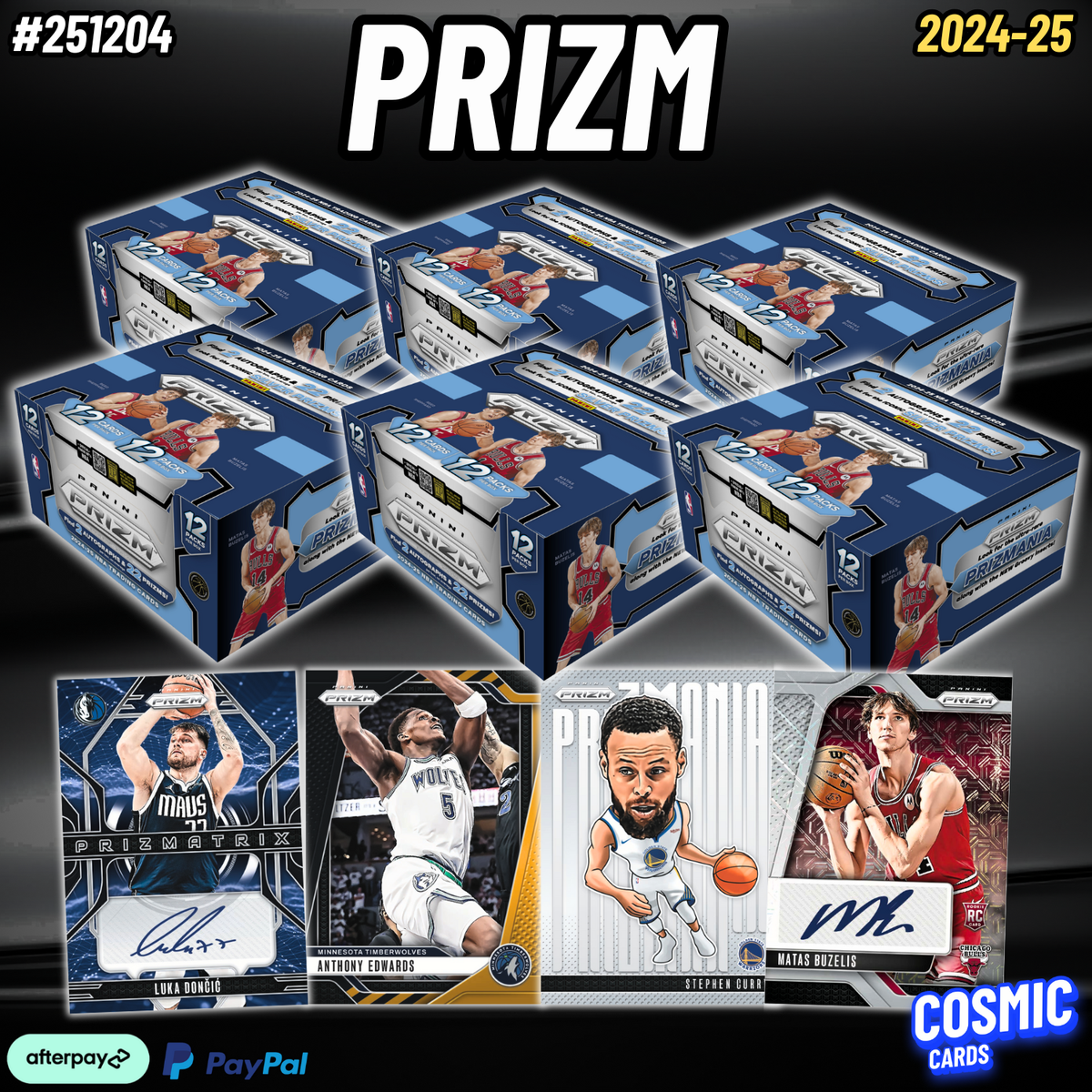 BREAK #251204 2024-25 PANINI PRIZM BASKETBALL HOBBY HALF-CASE (THUNDER)