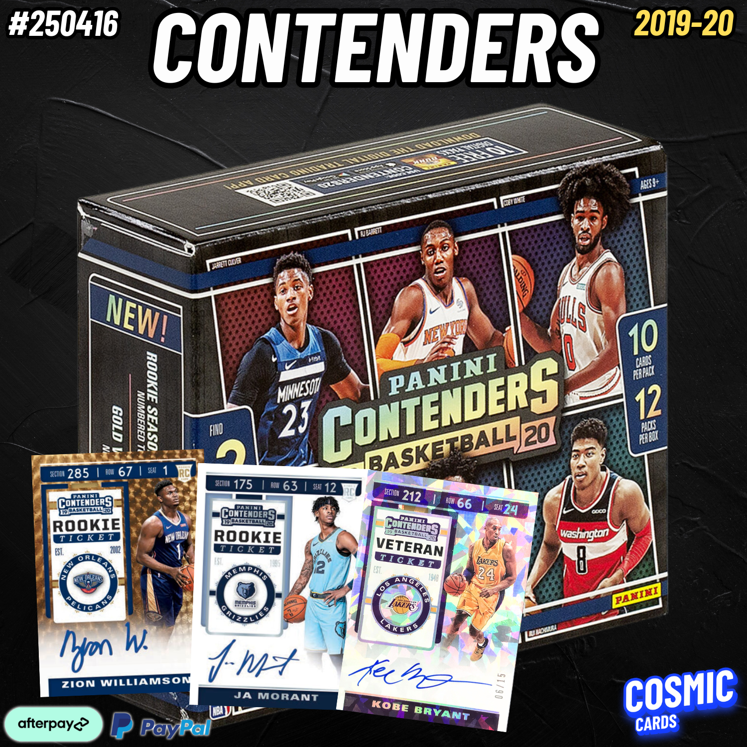 BREAK #250416 2019-20 CONTENDERS HOBBY BOX - MAIN SPOT