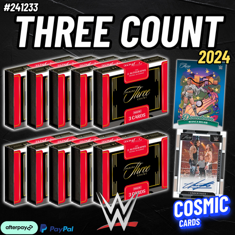 BREAK #241233 - 2024 PANINI THREE COUNT WWE CASE (10 BOXES) - LIV MORGAN