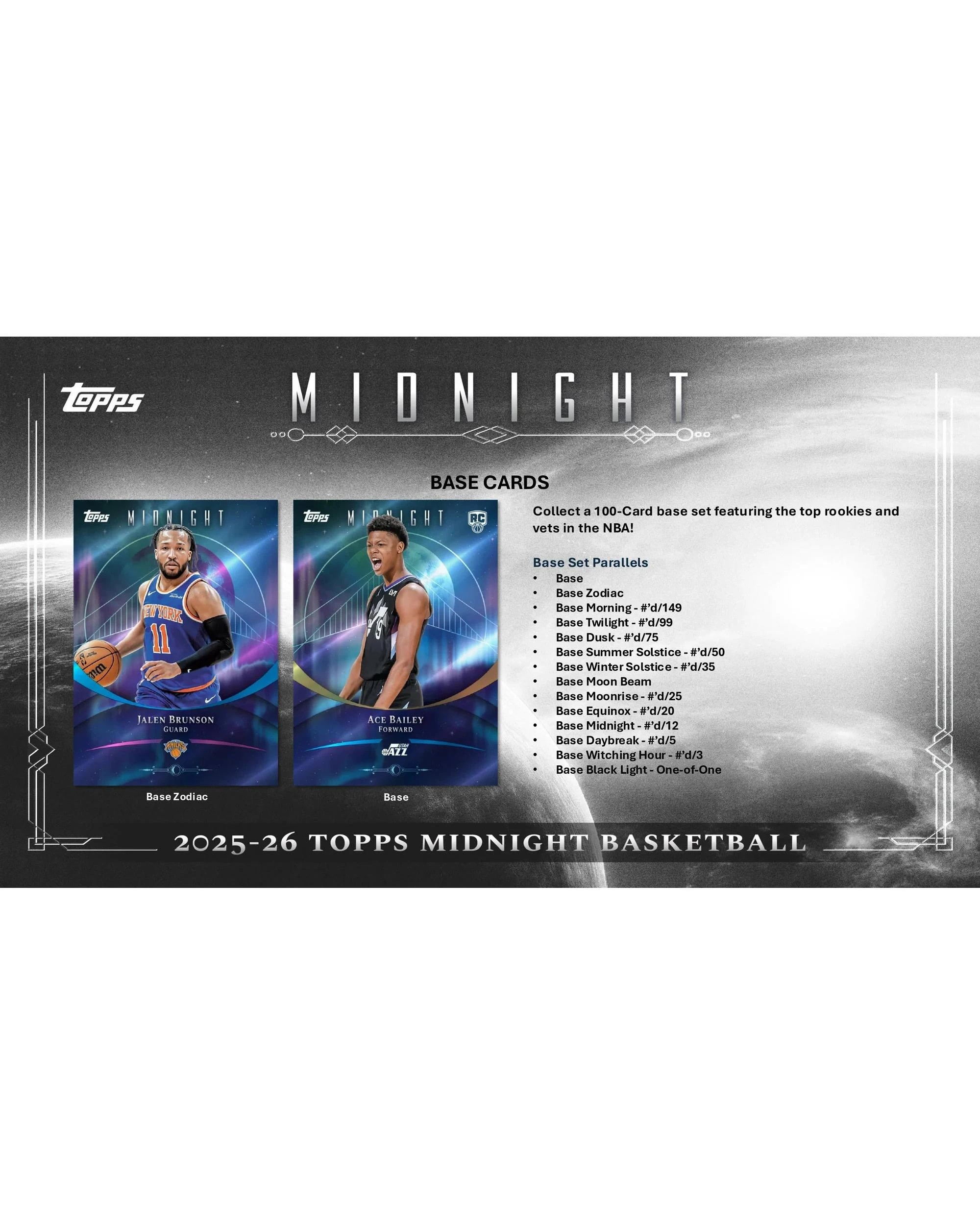 2025-26 Topps Midnight Basketball Hobby Box