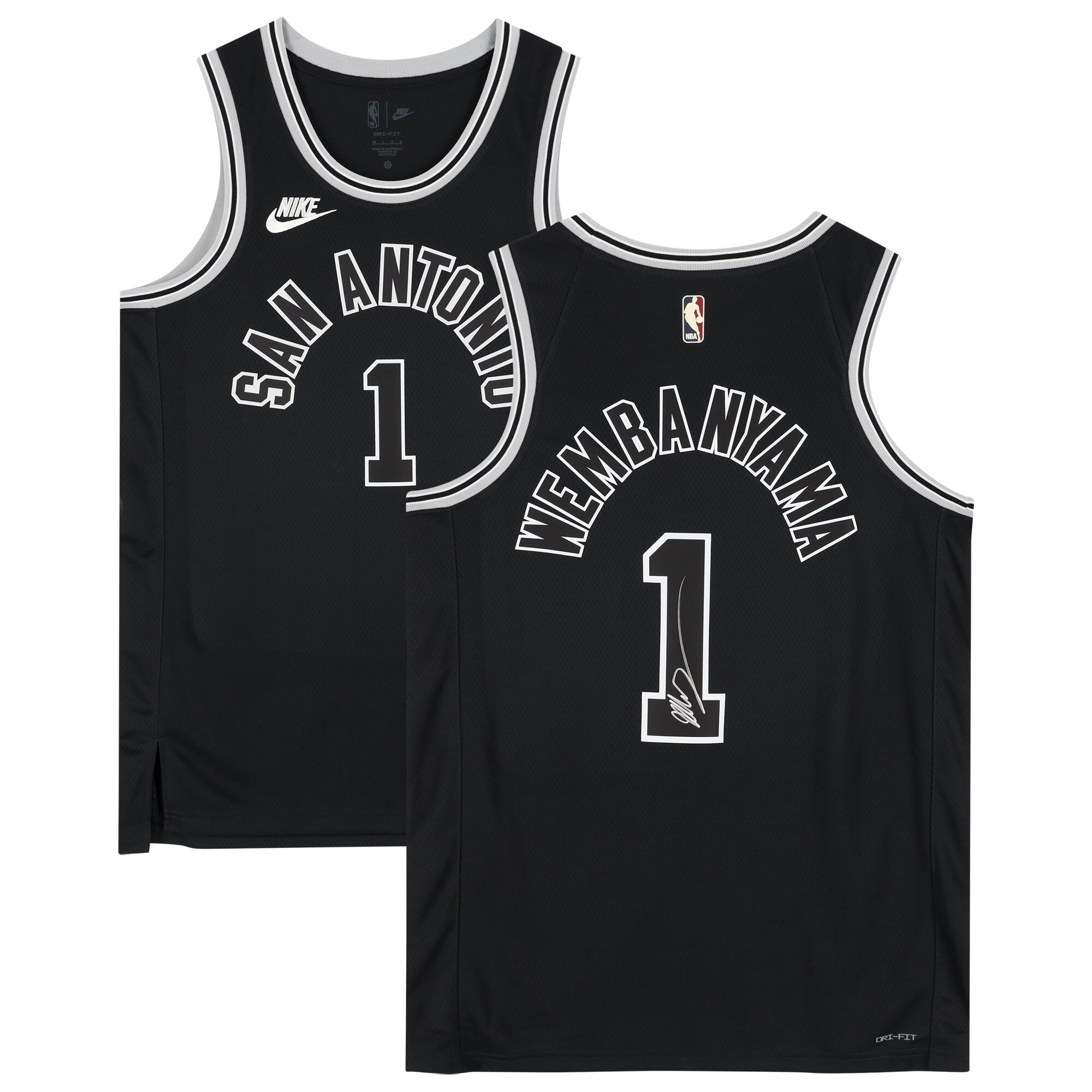 Fanatics Authentic Victor Wembanyama Autographed Nike Hardwood Classics Swingman Jersey